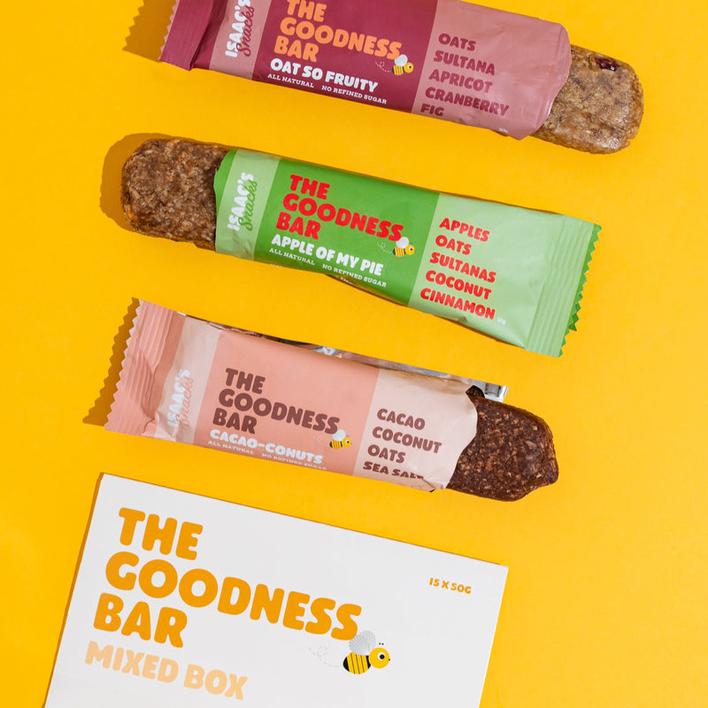 Isaac's Oat Bar Variety Pack (5 of each bar in box)